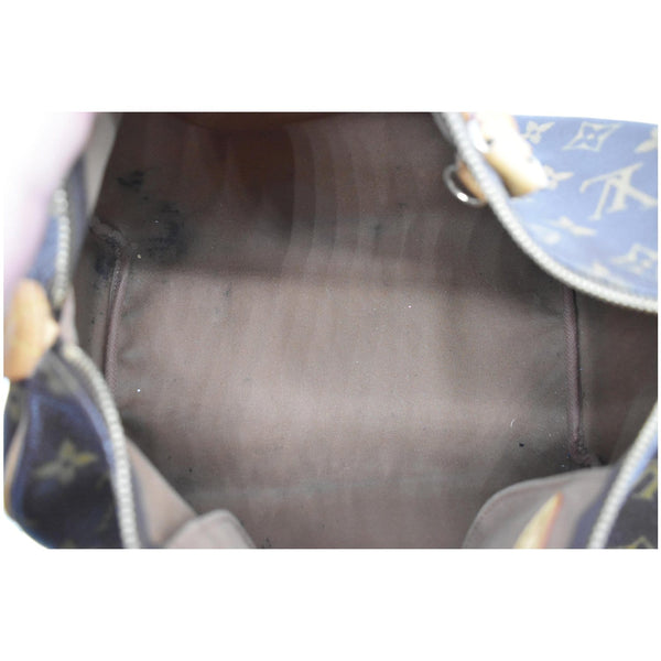 Louis Vuitton Speedy 30 Monogram Canvas Satchel Bag - inner view