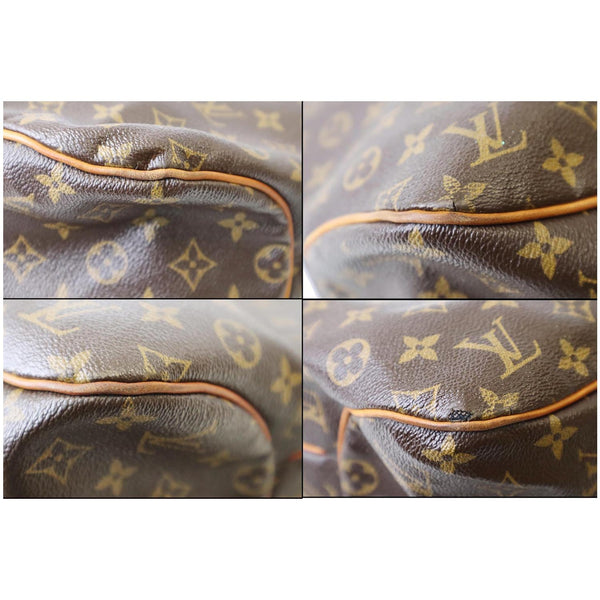 Louis Vuitton Delightful MM Monogram Canvas Bag Tote all corners