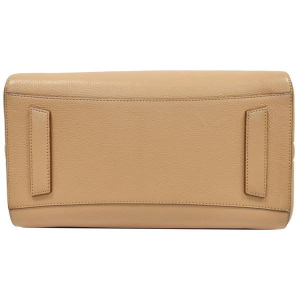 GIVENCHY Antigona Medium Leather Shoulder Bag Beige
