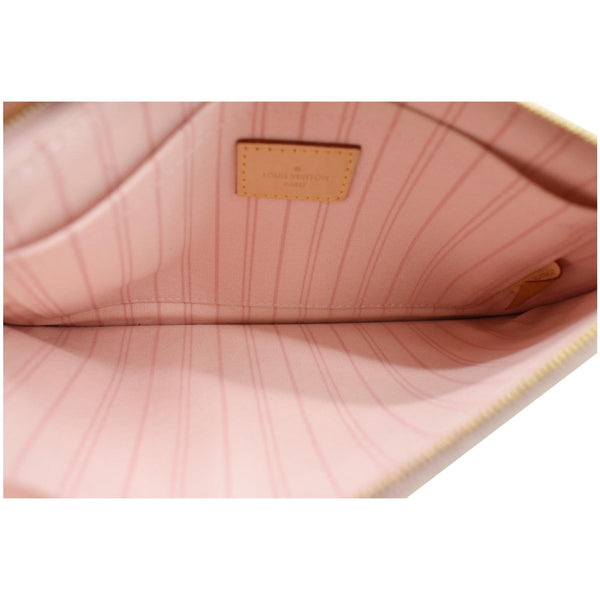 Louis Vuitton Neverfull MM Damier Azur Pochette Wristlet - inner preview