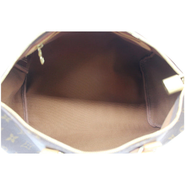 LOUIS VUITTON Speedy 35 Bandouliere Monogram Canvas Shoulder Bag Brown