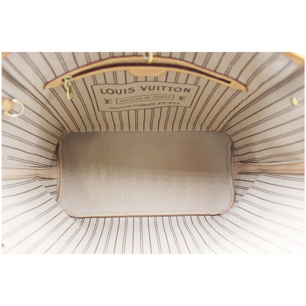 LOUIS VUITTON Neverfull MM Monogram Canvas Tote Bag Brown