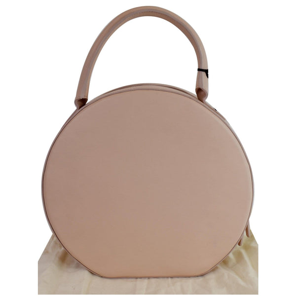 MANSUR GAVRIEL Large Circle Leather Tote Bag Pink