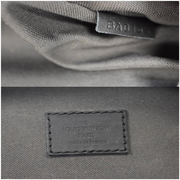 LOUIS VUITTON Michael Damier Infini Leather Backpack Bag Black