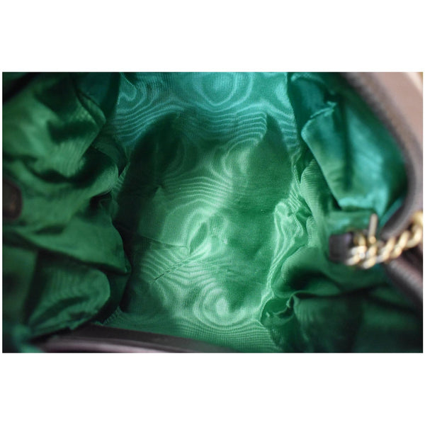 Gucci New Candy Butterfly Mini GG Supreme Monogram Web Bag - Green inside view