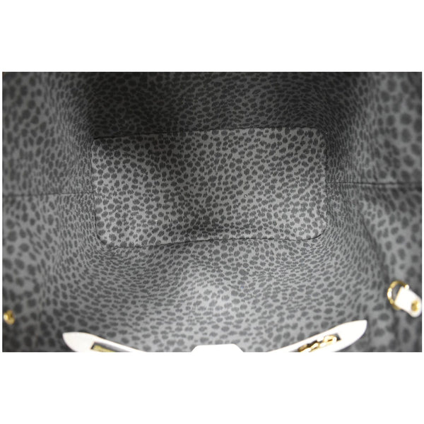 Louis Vuitton Neverfull MM Wild At Heart Monogram Canvas Tote Bag Cream