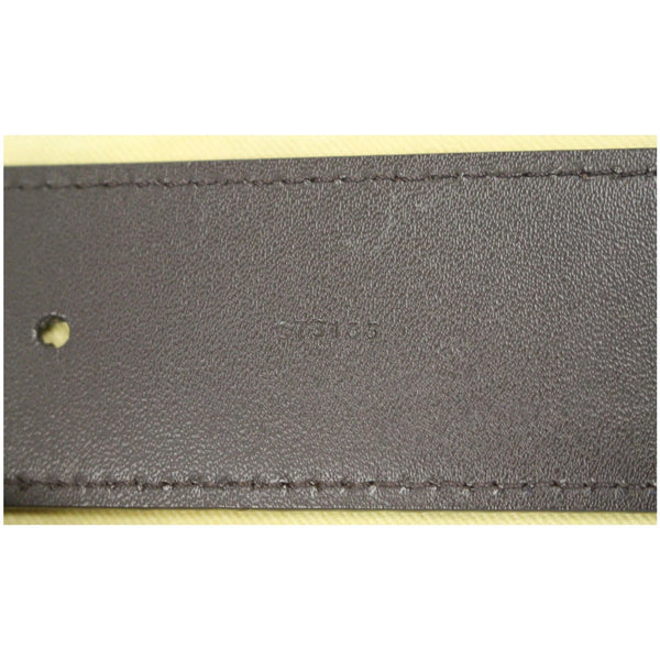 Louis Vuitton LV Initiales Monogram Canvas men Belt seams