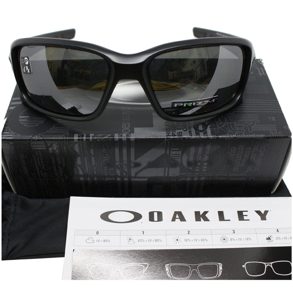 Oakley OO9331-1458 Straightlink Sunglasses Prizm Black Lens