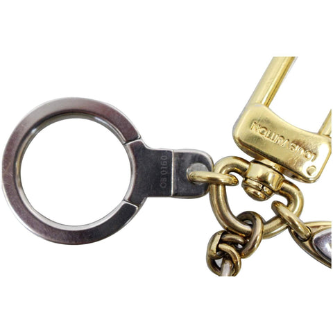 Louis Vuitton Insolence Key Holder and Bag Charm Gold