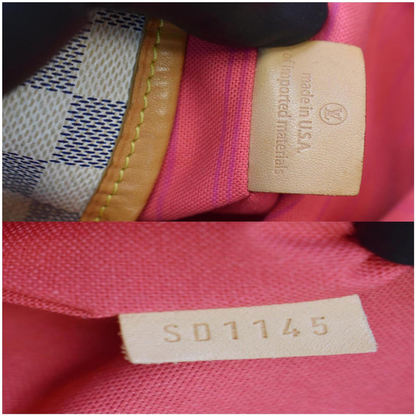 Louis Vuitton Delightful MM Damier Azur Hobo Bag White - item code