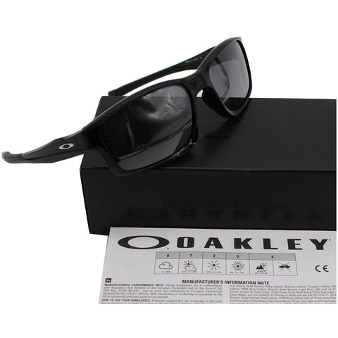 OAKLEY OO9247-01 Chainlink Polished Black Sunglasses Black Iridium Lens