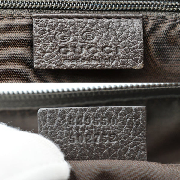 GUCCI GG Guccissima Canvas Leather Tote Brown | DDH