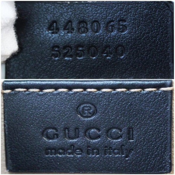 GUCCI GG Marmont Matelasse Mini Leather Crossbody Bag Black 448065