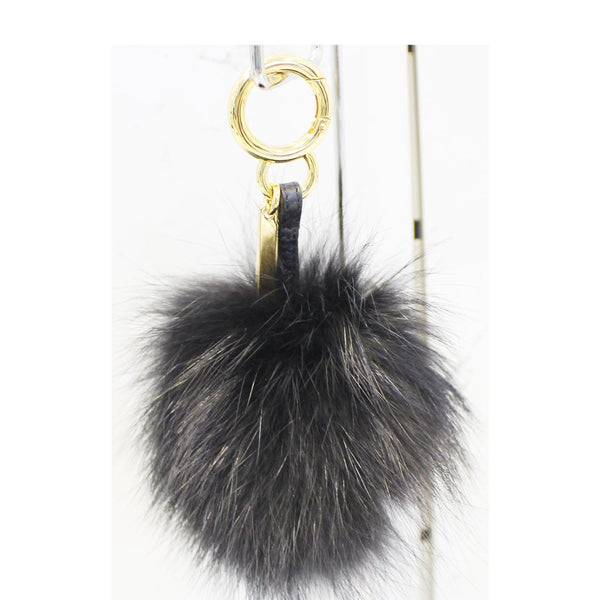 Fendi Monster Bag Bugs Fur Charm in Black for bag