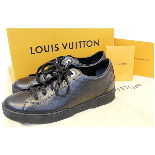 Lv Black Monogram Empreinte Stellar Sneaker