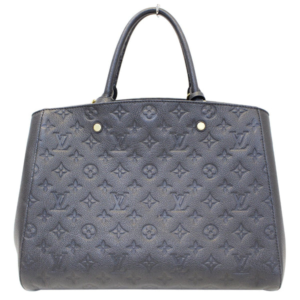 LOUIS VUITTON Montaigne GM Monogram Empreinte Noir Black Handbag