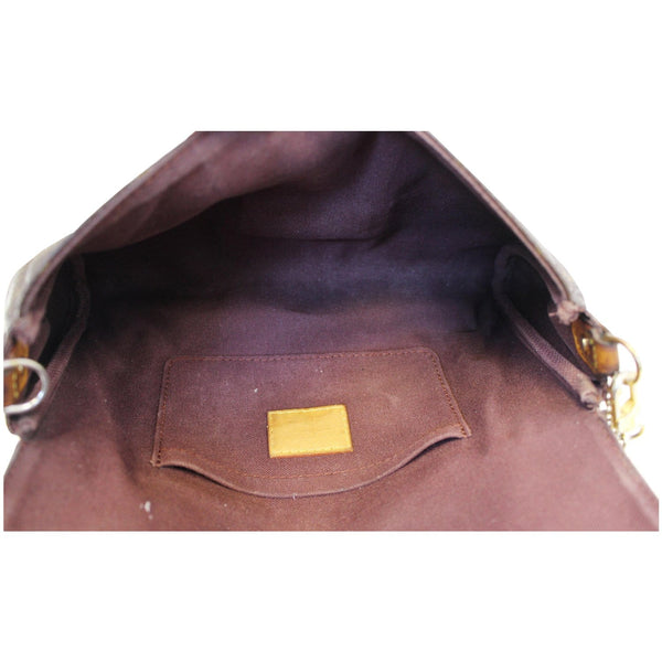 Louis Vuitton Favorite MM - Lv Monogram Crossbody Bag - inside view