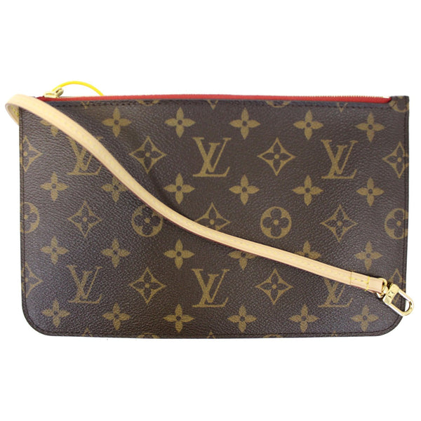 LOUIS VUITTON Pochette Wristlet Pouch Monogram Canvas Neverfull MM/GM-US