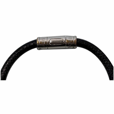 LOUIS VUITTON Keep It Damier Graphite Bracelet Black