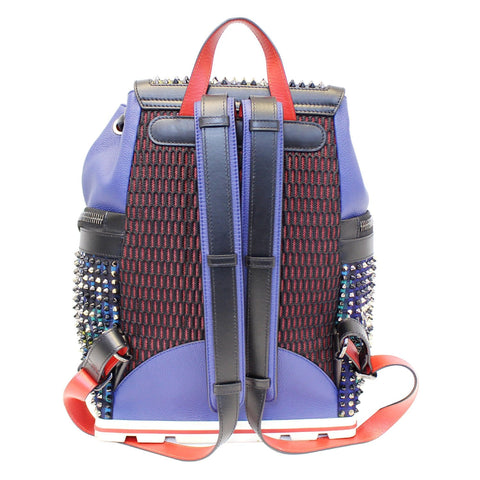 Christian Louboutin Explorafunk Backpack Bag Blue-US