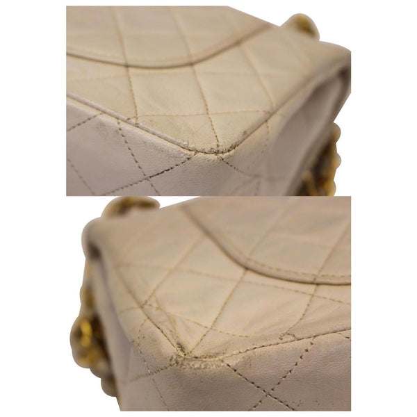 Chanel Classic Medium Double Flap Shoulder Bag Bag Ivory-US