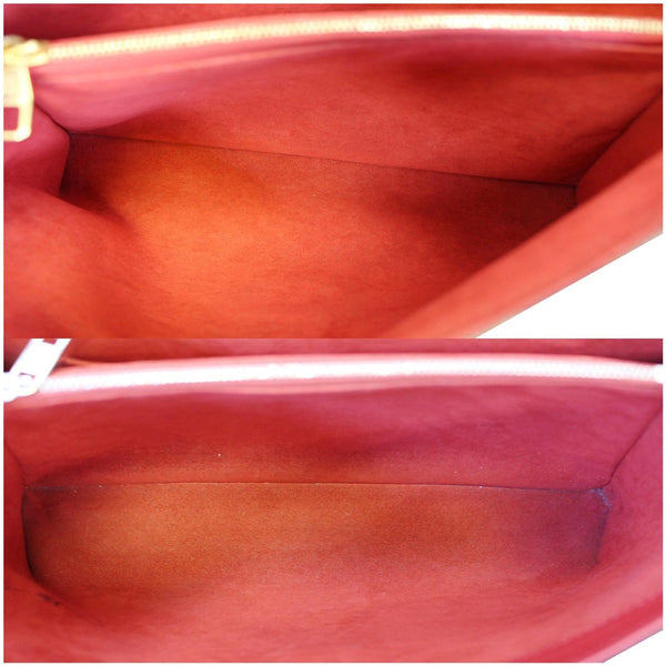 Inside view lv Very One Handle Monogram Leather Bag