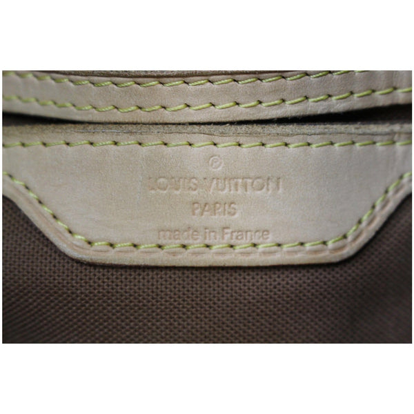 badge Louis Vuitton Palermo GM Canvas Shoulder Bag