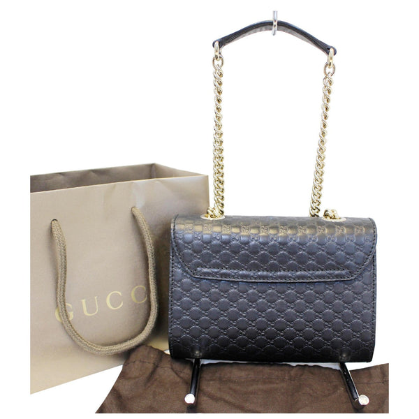 Gucci Shoulder Bag Emily Mini Micro GG Guccissima - strap