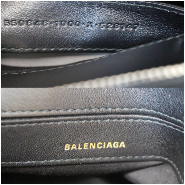 BALENCIAGA I Love Techno Ville Top Handle XXS Crossbody Bag Black - 20% OFF