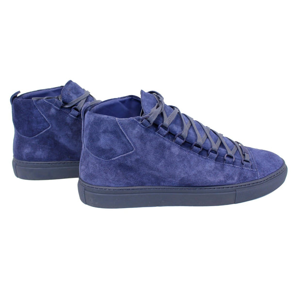 Balenciaga Sneakers Arena Suede Blue - side view