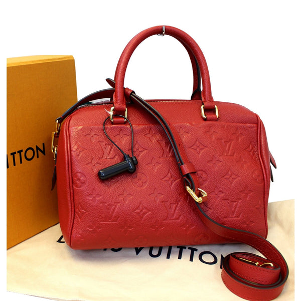 LOUIS VUITTON Speedy Bandouliere 25 Empreinte Leather Shoulder Bag-US