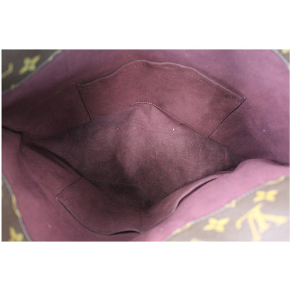 LOUIS VUITTON Melie Monogram Canvas Hobo Shoulder Bag Brown