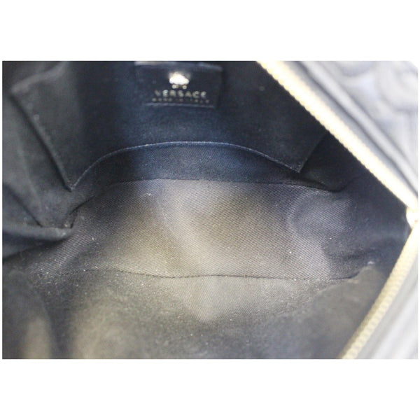 VERSACE Embroidered Baroque Shoulder Bag Black-US