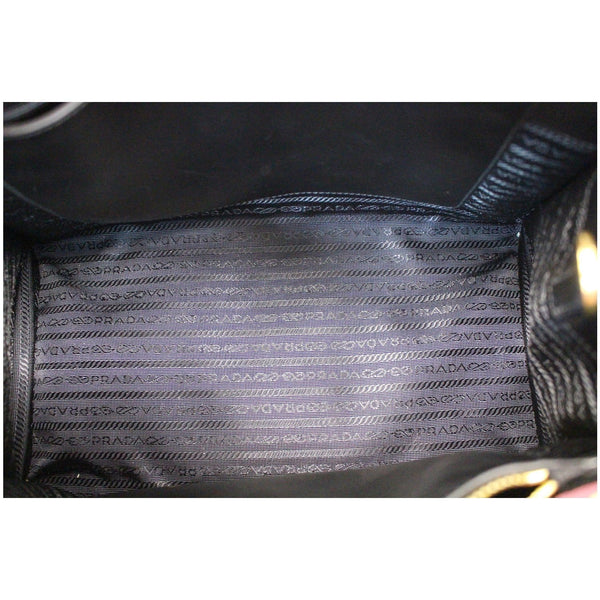 PRADA Paradigme Saffiano Leather Tote Shoulder Bag Black