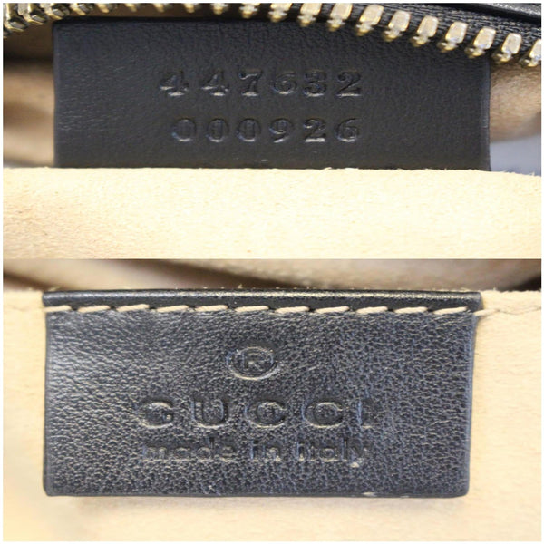 GUCCI GG Marmont Matelasse Small Leather Crossbody Bag Black-US