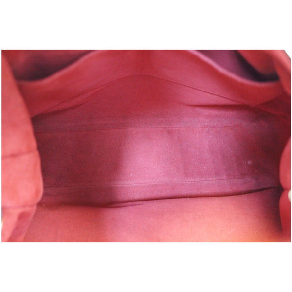 Louis Vuitton Damier Ebene Evora MM Tote Shoulder Bag - interior