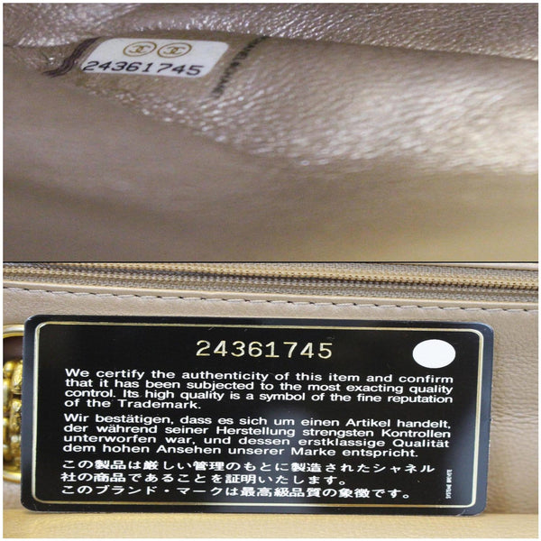 CHANEL Reissue Mademoiselle Lock Calfskin Leather Shoulder Bag Beige-US