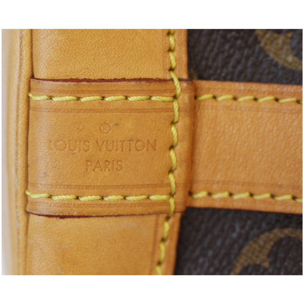 lv Petit Noe NM Monogram Canvas Shoulder Bag Brown