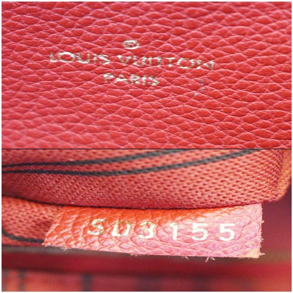 LOUIS VUITTON Bagatelle Monogram Empreinte Leather Shoulder Bag Orange-US