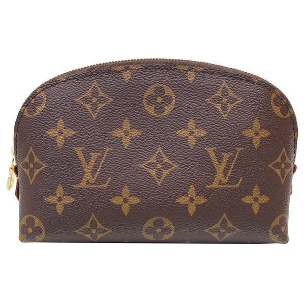 LOUIS VUITTON Monogram Canvas Cosmetic Pouch Brown