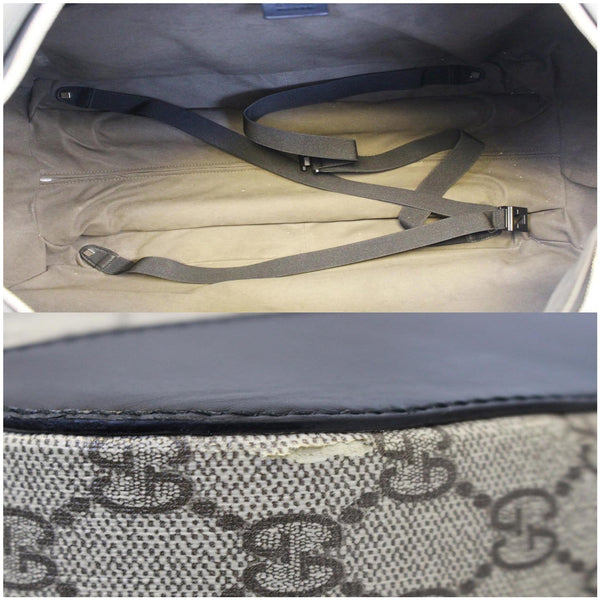 GUCCI GG Supreme Duffle Carry-on Bag 406382 Beige-US