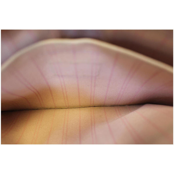 LOUIS VUITTON Pochette Wristlet Pouch Damier Azur Neverfull MM White