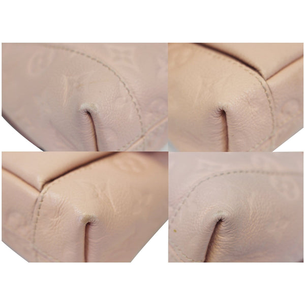 LOUIS VUITTON Blanche BB Empreinte Leather Shoulder Bag Rose Poudre