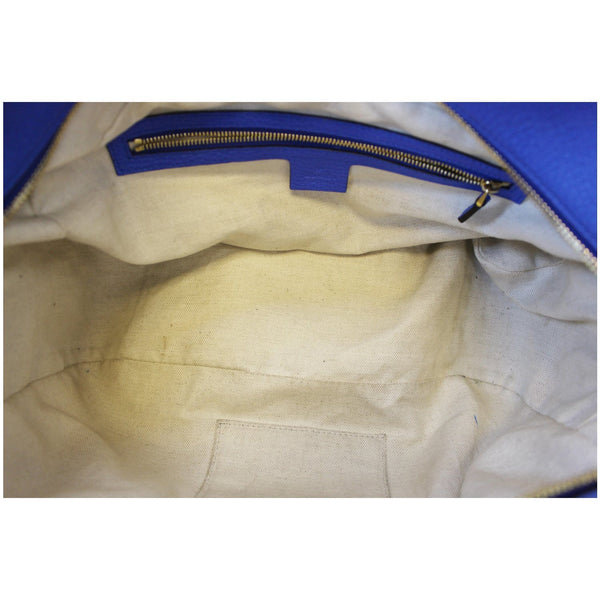 Gucci Le Marche des Merveilles Tiger Print Boston Bag - interior