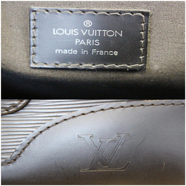 LOUIS VUITTON Madeleine GM Epi Leather Shoulder Bag Black