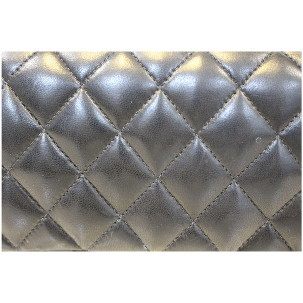 CHANEL Classic Jumbo Quilted Lambskin Leather Double Flap Shoulder Bag-US