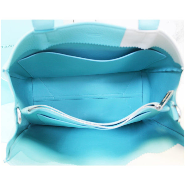 Tiffany & Co Color Block Shoulder Bag Off-white/Blue-US
