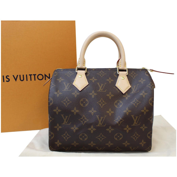 Lv Speedy 25 Monogram Canvasl Bag close view