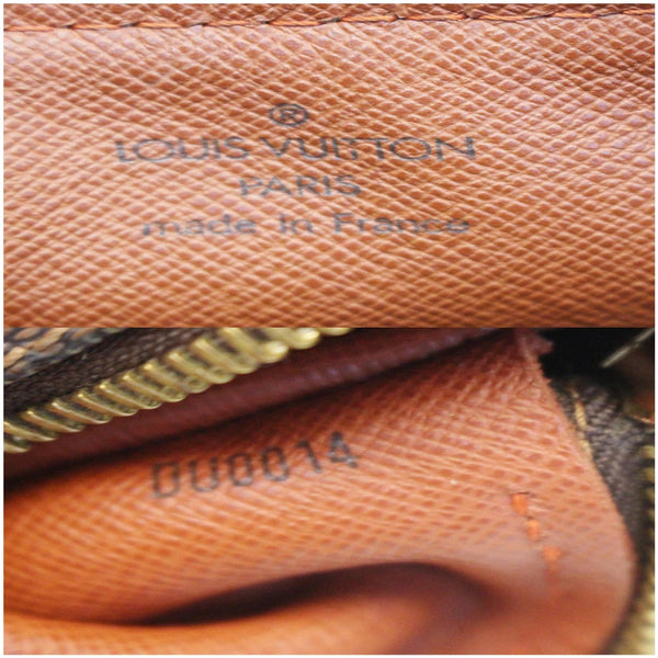 LOUIS VUITTON Papillon 30 Damier Ebene Shoulder Handbag Brown