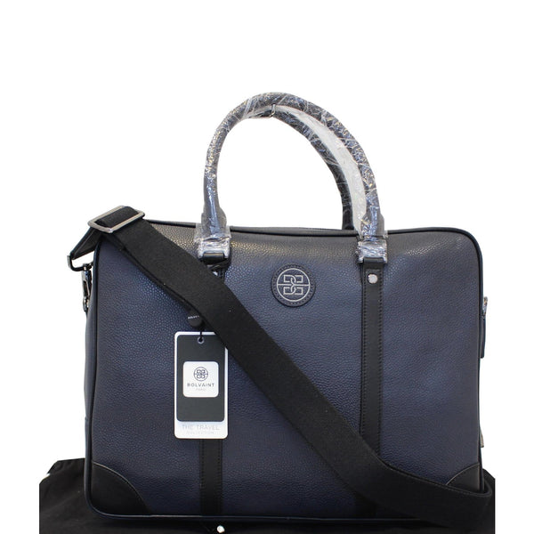 Bolvaint Cabot Black Leather Briefcase Bag-US